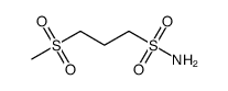 3-(methylsulfonyl)propane-1-sulfonamide结构式