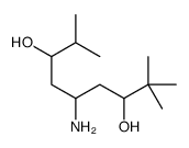 5-amino-2,2,8-trimethylnonane-3,7-diol结构式