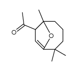 (2,2,6-trimethyl-9-oxabicyclo[4.2.1]non-8-en-7-yl) methyl ketone结构式