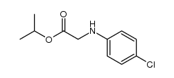 isopropyl N-(4-chlorophenyl)glycinate Structure