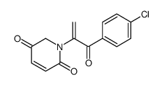 1-[3-(4-chlorophenyl)-3-oxoprop-1-en-2-yl]-2H-pyridine-3,6-dione结构式