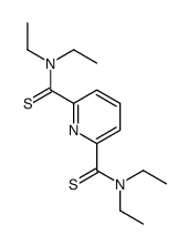 2-N,2-N,6-N,6-N-tetraethylpyridine-2,6-dicarbothioamide结构式