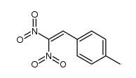 1,1-dinitro-2-(p-tolyl)ethene结构式