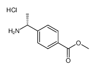 (R)-Methyl 4-(1-aminoethyl)benzoate hydrochloride structure
