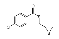 p-Chlorothiobenzoic acid S-2,3-epithiopropyl ester结构式