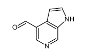1H-Pyrrolo[2,3-c]pyridine-4-carboxaldehyde结构式