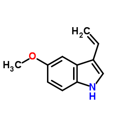 5-Methoxy-3-vinyl-1H-indole结构式