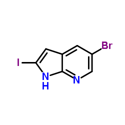 5-Bromo-2-methyl-7-azaindole structure