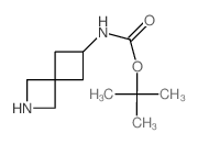 2-氮杂螺[3.3]庚基-6-氨基甲酸叔丁酯结构式