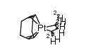 (1,5-cyclooctadiene)bis(methyl-d3)platinum(II)结构式