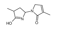 4-methyl-1-(4-methyl-5-oxopyrrolidin-2-yl)-2H-pyrrol-5-one结构式
