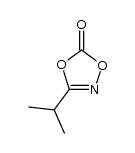 5-isopropyl-1,3,4-dioxazol-2-one结构式