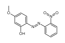 5-methoxy-2-(2'-nitrophenylazo)phenol结构式