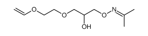 O-<3-(2-vinyloxyethoxy)-2-hydroxypropyl>acetoxime Structure