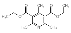 3,5-Pyridinedicarboxylicacid, 2,4,6-trimethyl-, 3,5-diethyl ester structure