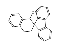 1-Hydroxy-1,2,3,4-tetrahydronaphthalin-2-spiro-9'-fluoren Structure