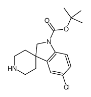 2-Methyl-2-propanyl 5-chlorospiro[indole-3,4'-piperidine]-1(2H)-c arboxylate Structure