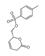 Toluene-4-sulfonic acid (R)-6-oxo-5,6-dihydro-2H-pyran-2-ylmethyl ester Structure
