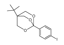 4-tert-butyl-1-(4-iodophenyl)-2,6,7-trioxabicyclo(2.2.2)octane结构式