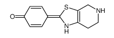 4-(4,5,6,7-tetrahydro-1H-[1,3]thiazolo[5,4-c]pyridin-2-ylidene)cyclohexa-2,5-dien-1-one Structure