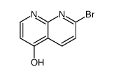 7-Bromo-4-hydroxy-[1,8]naphthyridine structure