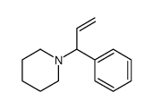 1-(1-phenylprop-2-enyl)piperidine Structure