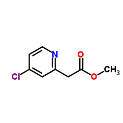 METHYL-2(4-CHLOROPYRIDINE-2YL)ACETATE结构式