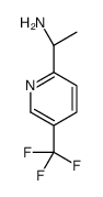 (1S)-1-[5-(trifluoromethyl)pyridin-2-yl]ethanamine structure