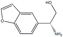 (2R)-2-AMINO-2-BENZO[B]FURAN-5-YLETHAN-1-OL Structure