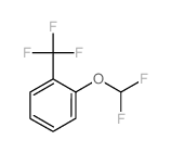 1-(Difluoromethoxy)-2-(trifluoromethyl)benzene结构式