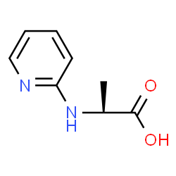 L-Alanine, N-2-pyridinyl- (9CI) structure