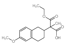 3-Ethoxy-2-(6-methoxy-1,2,3,4-tetrahydronaphthalen-2-yl)-2-methyl-3-oxopropanoic acid picture