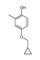 4-(cyclopropylmethoxy)-2-methylphenol Structure
