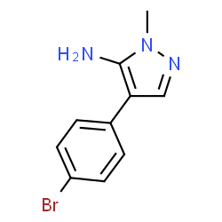 4-(4-溴苯基)-1-甲基吡唑-5-胺图片