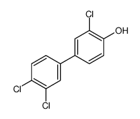 2-chloro-4-(3,4-dichlorophenyl)phenol结构式