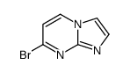 7-溴咪唑[1,2-a]嘧啶结构式