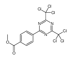 methyl 4-(4,6-bis(trichloromethyl)-1,3,5-triazin-2-yl)benzoate结构式