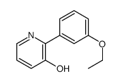 2-(3-ethoxyphenyl)pyridin-3-ol结构式