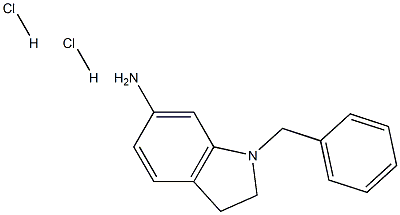 1-Benzyl-2,3-dihydro-1H-indol-6-ylamine dihydrochloride structure