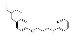 2-[3-[4-(2-ethylbutyl)phenoxy]propoxy]pyridine Structure