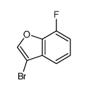 3-bromo-7-fluoro-1-benzofuran结构式