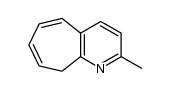 2-methyl-9H-cyclohepta[b]pyridine结构式