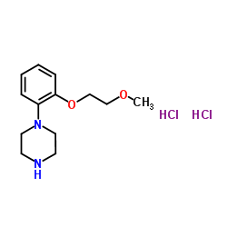 1-[2-(2-Methoxyethoxy)phenyl]piperazine dihydrochloride结构式