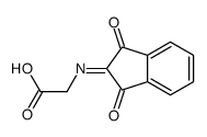 indane-1,3-dione-2-imine-N-acetic acid Structure