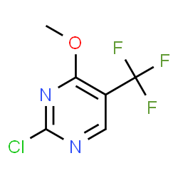 2-Chloro-4-methoxy-5-(trifluoromethyl)pyrimidine结构式
