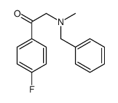 2-[benzyl(methyl)amino]-1-(4-fluorophenyl)ethanone结构式