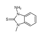 1-amino-3-methylbenzimidazole-2-thione Structure