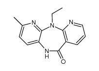 11-ethyl-2-methyl-5H-dipyrido[3,2-b:2',3'-e][1,4]diazepin-6(11H)-one Structure