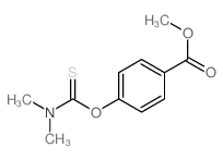 methyl 4-(dimethylthiocarbamoyloxy)benzoate结构式