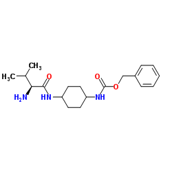 Benzyl [4-(L-valylamino)cyclohexyl]carbamate Structure